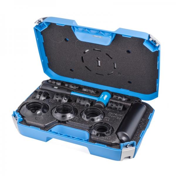23 PCs Front Wheel Drive Bearing Removal Adapter Puller Pulley Tool Kit W/ Case #1 image